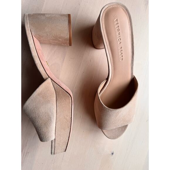 Veronica Beard Dali Platform color sand / neutral size 10 - Picture 9 of 11